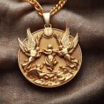 Héritage précieux: Offrez une médaille de baptême en or